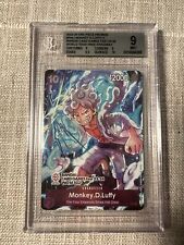 2022-24 One Piece Promo Bandai Card Games Fest World Tour Monkey D Luffy BGS 9 picture