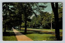 Elyria OH-Ohio, Washington Avenue, Antique, Vintage c1910 Postcard picture