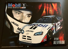 2005 Ryan Newman #12 Mobil 1 Penske Dodge Charger - NASCAR Hero Card Handout picture