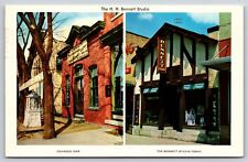 Wisconsin Dells~HH Bennett Studio Multi-View~Tudor Revival~PM 1966~Postcard picture