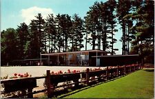 Vtg Lenox Massachusetts MA Main Entrance Tanglewood in the Berkshires Postcard picture