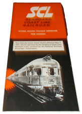 MAY 1971 SCL SEABOARD COAST LINE RAILROAD AMTRAK START UP PUBLIC TIMETABLE picture