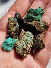 27.8 Grams RARE Black Tyrone Turquoise Large Natural Nuggets New Mexico picture
