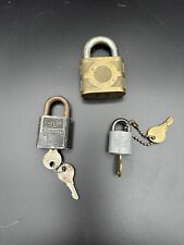 Vintage Pad Lock Lot. 3 Locks ( Read Description ) picture