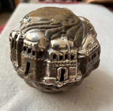 Ben Zion Jerusalem Sculpture -Sterling Silver-Spherical -Israel -NEW in Box picture