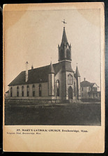 Vintage Postcard 1901-1907 St. Mary's Catholic Church, Breckenridge, Minnesota picture