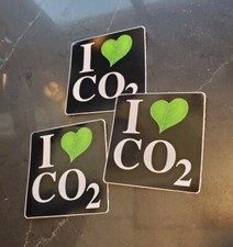 I LOVE GLOBAL WARMING STICKERS 3 Pack picture