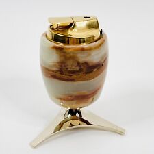 Vintage Ronson Marble Table Top Lighter Smoke Pipe Cigarette Lighter￼ Brass picture