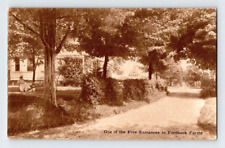 1908. ENTRANCE TO FORDHOOK FARMS, DOYLESTOWN,PA. POSTCARD RR18 picture