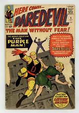 Daredevil #4 GD+ 2.5 1964 1st app. Killgrave the Purple Man picture
