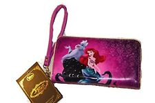 New Disney Store Little Mermaid Ariel Ursula Smartphone Wallet 2015 Rhinestones picture