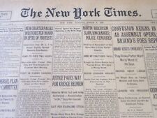 1926 MARCH 9 NEW YORK TIMES - MARTIN WILCOXSON SLAIN, SON CHARGES - NT 6546 picture
