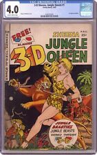 3-D Sheena, Jungle Queen #1 CGC 4.0 1953 4340732005 picture