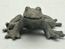 Vintage Spoontiques Pewter Frog 3/4
