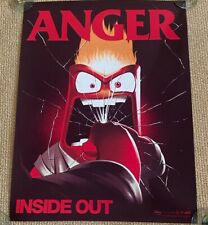 Mondo Disney Pixar Inside Out Anger by Phantom City Creative Poster 128/420 picture
