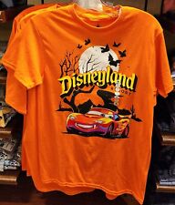 Disney Parks Disneyland Pixar Lightning McQueen Halloween LARGE T-Shirt NEW 2024 picture