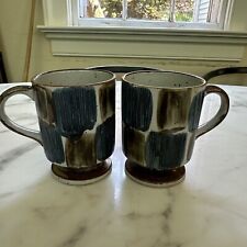 Pair Of Mid Century Stoneware Coffee Mugs picture