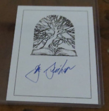 John Grisham autographed bookplate signed The firm The Chamber Pelican Brief picture