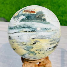 776g Rare Natural Colourful Ocean Jasper Quartz Crystal Sphere Ball Healing picture