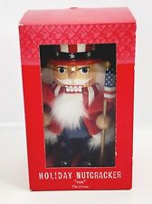 NEW World Market 2011 Patriotic Nutcracker Uncle Sam American Flag 4th Of July picture