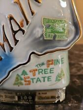 Jim Beam Decanter Maine The Pine Tree State 150th Anniversary Decanter EMPTY picture