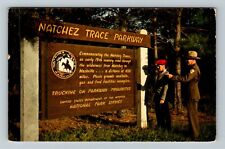 Nashville TN-Tennessee, Natchez Trace Parkway Memorial, Vintage Postcard picture