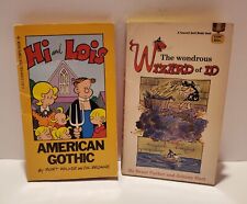 Lot Of 2 Vintage Graphic Novels Wonderful Wizard Of Id & Hi & Lois 1970 & 1983 picture