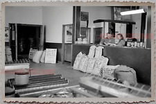 50s HUNTLEY MCHENRY KANE ILLINOIS STORE COUNTER WORK VINTAGE USA Photograph 9674 picture