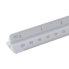 Engineering Triangular Scale, Slim Ruler 12 Inch picture