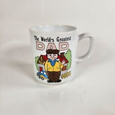 Vintage The Worlds Greatest Dad Coffee Tea Mug Cup Made In Japan  picture