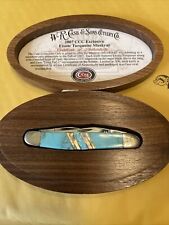 2007 Case CCC Exclusive Exotic Turquoise Knife 200 Ever Made Muskrat ( 87 ) picture