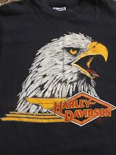 Vintage 1988 Harley Davidson Shirt Eagle Black Hills Rapid City -Small picture