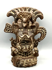Vintage Mexican Terracotta Figure of Aztec or Mayan Gods & Legendary Figures picture