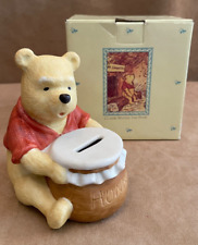 Winnie The Pooh Hunny Pot Coin Bank Willitts Galleries Walt Disney Co Vintage picture
