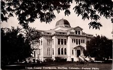 Real Photo Postcard Logan County Courthouse in Sterling, Colorado picture