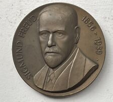 3” BRONZE PAPERWEIGHT Sigmund Freud art coin Pathfinders In Psychiatry medallion picture
