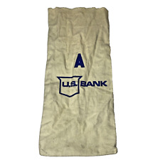 1970s US Bank A size Merchant Cloth Canvas Deposit Bag 11