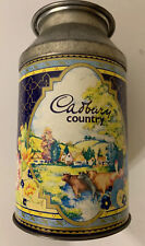 Vintage Cadbury Country Miniature Milk Can Advertising Tin Canister England picture
