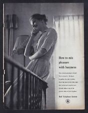 1963 BELL TELEPHONE Print Ad 