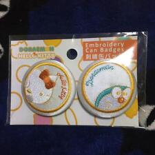 Doraemon Hello Kitty Collaboration Embroidery Tin Badge Sanrio Rare Ltd Set picture