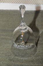  Trop World Casino & Resort  Etched Crystal Bell   Rare Exclusive   picture