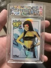SLABBED Limited Tiffani Thiessen Custom Refractor Trading Card By MPRINTS picture