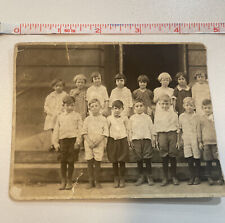 Vintage C. 1930s/1940s Primary School Photo- Boys In Knickers, Black And White picture