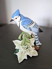 Lenox 1998 Garden Birds Collection Christmas Blue Jay Porcelain Figurine picture