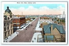 1934 Looking North Moose Jaw Saskatchewan Canada Vintage Posted Postcard picture