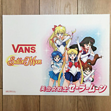 RARE Vans x Sailor Moon Collab Store Display Poster Print Main Cast 18.5