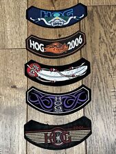 Vintage Lot 5 Harley Davidson Motorcycle HOG Patches 1994 2001 2004 2005 2006 picture
