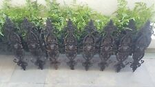 Eight (8) 19th Century Lion Head Iron Pieces Garden-Interior from NY Townhouse picture