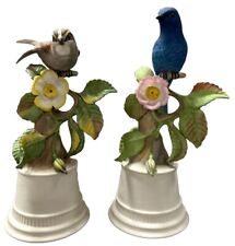 2 Boehm Bird Figurines 430 White-Throated Sparrow Indigo Bunting 420 MINT (A9) picture
