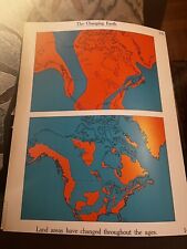 VINTAGE A.J. Nystrom Elementary science chart The Changing Earth chart 24 x18.5 picture